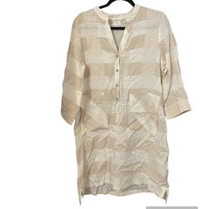 AMS Pure Collection Linen Shirt Dress